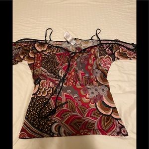 Authentic Baby Phat Cut-Out Sleeve Blouse